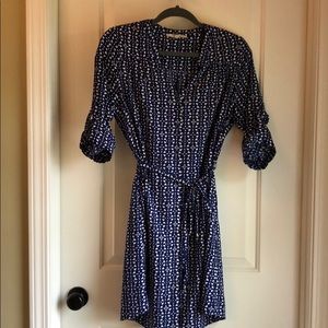 41 Hawthorn geometric print shirt dress size M